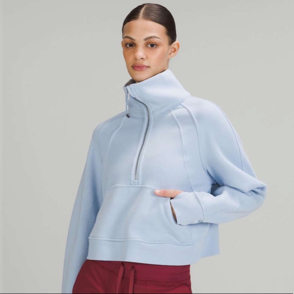 NWOT lululemon funnel neck scuba